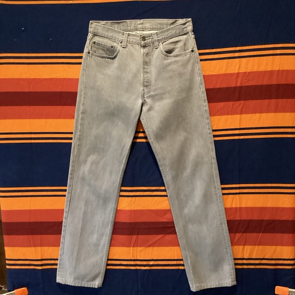 Vintage Levi’s 501 0652 button fly jeans straight leg made in USA 32 x 32 1988 - Picture 1 of 14